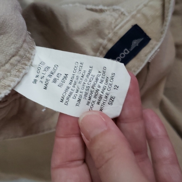 Vintage Dockers cream corduroy stretch dress pants - Picture 7 of 8